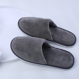 Ciabatte Spa in pile di corallo di lusso personalizzate personalizzate con Logo personalizzato servizi per gli ospiti per <span class=keywords><strong>Hotel</strong></span> e Spa - Product Image 4