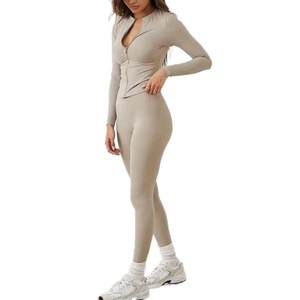 Ensemble de leggings et soutien-gorge de yoga imprimés sur mesure de haute qualité pour femmes, respirant, écologique, en polyester/nylon, vêtements de fitness - Product Image 3