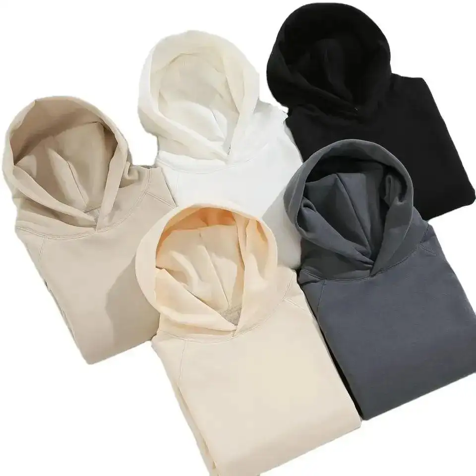 Hoge Kwaliteit Heren Katoenen Hoodies Pullover Custom Borduurwerk Print Unisex Hoodies