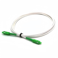 Kabel Patch serat optik FTTH FTTB FTTX SC/APC-SC/APC Simplex, kabel Patch sc Upc