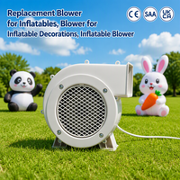 Souffleur d'air électrique en plastique à faible bruit et basse pression 220V 70W 100W de haute qualité pour décorations gonflables et publicité de dessins animés