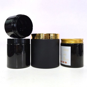 Tarros de Plástico PET Vacíos de 50ml, 60ml, 80ml, 100ml, 120ml, 150ml, 200ml, 250ml y 500ml con Tapas Negras para Exfoliante Corporal y Bálsamo Capilar (Personalizables) - Product Image 6