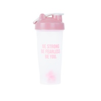 PICUS 600ML Bouteille de sport en plastique réutilisable écologique pour la gym et le camping, shaker à protéines