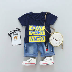 Manufacturer Children'S Clothing Raglan Sleeve T <b>Shirt</b> <b>Printer</b> Guangzhou and Plaid Blue Jeans Marble - Product Image 1