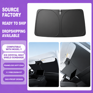 Model 3 Y Frontscheiben-Sonnenschutz Reflektierender UV-Blockierender Vorhang für Sommer-Parkplatzschutz - Product Image 5