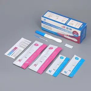 임신 테스트 카드 빠른 테스터 장치 빠른 테스트 키트 가정용 Ce에 대한 자체 검사 플라스틱 임신