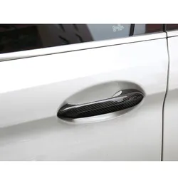 Poignée de porte extérieure en fibre de carbone sèche véritable pour Toyota Supra MKV A90 2019-2022 Garniture de bouton de voiture - Product Image 2