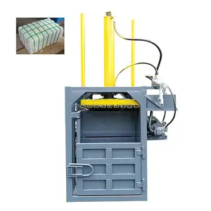 Hydraulic carton compress baler machine/cardboard baling press machine /waste paper old clothes press machine