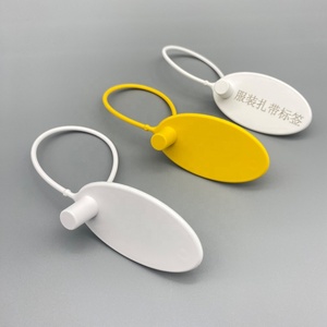 Etiquetas colgantes personalizadas para ropa/ropa, sello de seguridad de plástico largo Rfid de 210mm con cerradura para bolsos, sistemas EAS, lavandería de zapatos NFC - Product Image 6