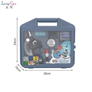 Kits Scientifiques pour Enfants Microscope 100x-1200x 28 pièces Kit <span class=keywords><strong>de</strong></span> Microscope pour Débutants Enfants Microscope en Métal avec Boîte <span class=keywords><strong>de</strong></span> Transport - Product Image 6