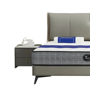 Letto Moderno a Doppio Strato con Rivestimento in Pelle PU, Imbottito in Spugna, per Una o Due Persone, Dimensioni Standard - Product Image 5