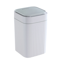 Poubelle domestique intelligente sans contact Poubelles automatiques en plastique