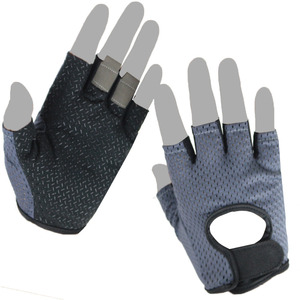 Guantes Finos Antideslizantes de Medio Dedo para Mujer, Equipo de Yoga para Barra Horizontal, Entrenamiento Físico - Product Image 6
