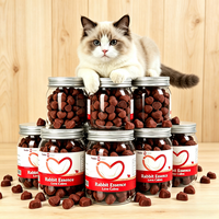 Friandises pour chiens au sang de lapin lyophilisé – Suppléments nutritionnels à haute palatabilité pour la croissance musculaire et la prévention de l'anémie