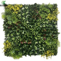 Cloison d'intimité mur de haie artificielle plante topiaire gazon toile de fond mur panneaux de buis avec protection UV