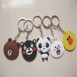 Porte-clés en caoutchouc PVC souple <span class=keywords><strong>2D</strong></span> avec logo personnalisé, mignon, pour cadeau, usine OEM avec 20 ans d'expérience, porte-clés en silicone PVC 3D <span class=keywords><strong>2D</strong></span> pour promotion - Product Image 5