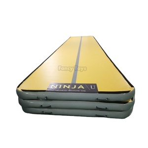 Alfombra de pista de aire inflable comercial/alfombrillas de gimnasio usadas a la venta/pista inflable para gimnasio a la venta - Product Image 1