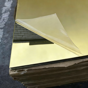 แผ่นอะคริลิคกระจกเงา 1220*2440 มม. หนา 2 มม. 3 มม. ขนาด 4x8 ฟุต สีทอง สีเงิน แผ่นพลาสติก PMMA - Product Image 3