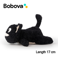 Repose-poignet en peluche chat 17 cm, très populaire, en tissu super doux, brodé, coussin ergonomique anti-stress pour bureau, cadeau