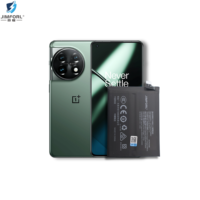 Batterie rechargeable Jimforl personnalisable BLP761 4320mAh LiFePO4/Li-polymère pour téléphone portable Oppo OnePlus 8 Pro