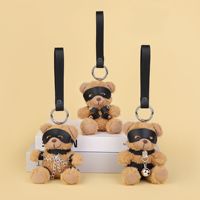 Fun Sm mignon ours sac pendentif cos contraignant sexe suggère ours en peluche porte-clés fournitures pour adultes