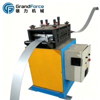 Machine de formage à rouleaux de colonnes de coffrets électriques en profilé C, automatique, haute vitesse, personnalisée, GrandForce, avec moteur PLC+Touch Bearing