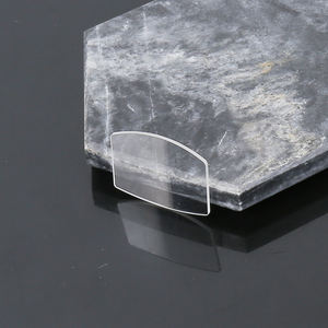 กระจกหน้าต่างแซฟไฟร์แบบกำหนดเองพร้อมความโค้งเว้าที่กลาง  พร้อมเคลือบป้องกันรอยขีดข่วน AR AF  ปรับแต่งตามแบบร่างตัวอย่าง - Product Image 1