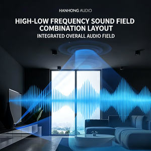 Barra de Sonido Inalámbrica USB Delgada para Montar en la Pared, con 6 Altavoces, Sistema de Audio Todo en Uno para Cine en Casa, Control Remoto, Modos EQ, HD-019P - Product Image 4