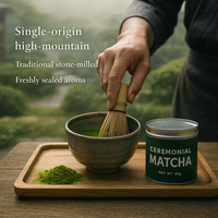 Vente en gros de poudre de thé vert Matcha biologique de qualité cérémoniale, frais et nouveau, pour la perte de poids, en bouteilles