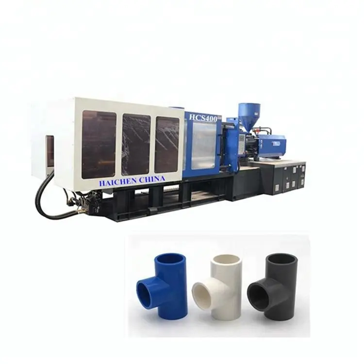 Injection molding machine used to produce PVC water pipe joints Haichen HCS550-PVC injection molding machine