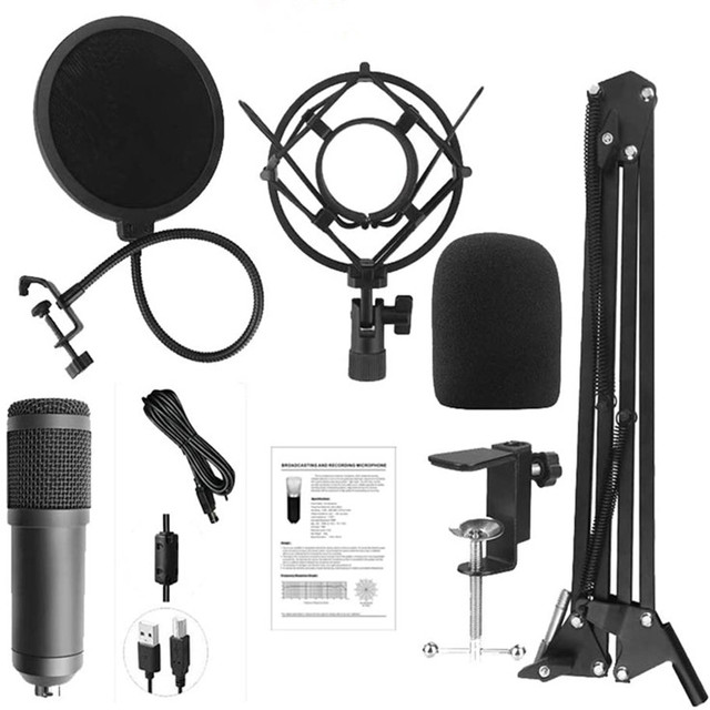 BMG BM-800 USB Professional Equipment Recording Studio Set Professional Condenser Microphone for Recording Studio