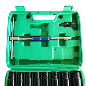 22Pcs Car Repair Tool Set with 1/2 Hexagon <b>Socket</b> Sleeve T-shaped Wrench and Spring <b>Extension</b> Rod Customizable OEM Hard Case - Product Image 2