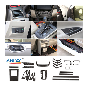 Cho 2016-2019 Nissan <span class=keywords><strong>sylphy</strong></span> nhập khẩu/Sentra mềm sợi carbon xe phụ kiện nội thất trang trí dán Bộ dụng cụ - Product Image 1