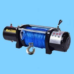 TuoShi - Cabrestante Eléctrico para Vehículos Todoterreno 4x4, 220V/380V, <span class=keywords><strong>con</strong></span> Control Remoto y de Mano, IP44, Construcción Metálica, <span class=keywords><strong>con</strong></span> Cable de Acero - Product Image 3