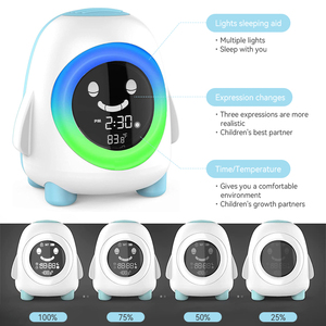 Sveglia Intelligente da Tavolo Kawaii per Bambini, Orologio Digitale con Luce Notturna e Funzione di Addestramento al Sonno, Colore Pastello - Product Image 3