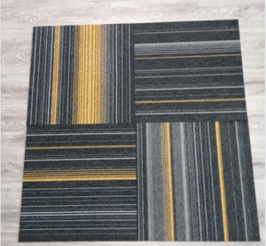 Gạch Thảm hình vuông gạch thương mại PP khách sạn nhà văn phòng hình học bitum gạch thảm sàn - Product Image 4