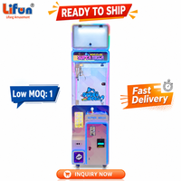 LIFUN Machine à griffes Super Mega Mini de 18 pouces, jeu d'arcade à monnayeur pour attraper des prix, avec lecteur de billets et lecteur de cartes, pour centre commercial