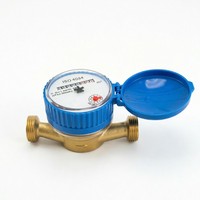Compteur d'eau froide à jet unique en laiton ISO4064 DN15-DN25