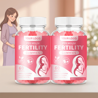 Gummies de Fertilité à Marque Blanche Multivitamines Myo-Inositol Acide Folique Vitamines Gommeuses pour la Fertilité Féminine et la Grossesse