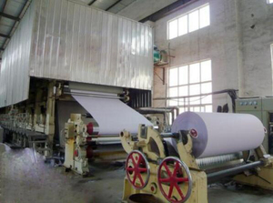 Chi phí thấp-1800mm dây chuyền sản xuất giấy văn hóa sao chép máy làm giấy từ bột bã mía - Product Image 2
