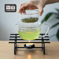 Théière en verre borosilicate résistant aux hautes températures SHIMOYAMA, théière domestique, ensemble de préparation du thé, bouilloire à séparation thé-eau