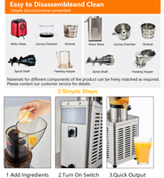 Extracteur de jus multifonctionnel puissant 350W-4000W pour fruits et légumes, presse à froid pour gingembre et pommes, moteur direct usine