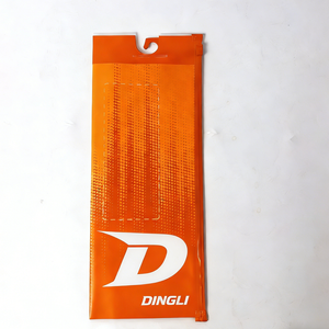 High Quality Custom Printed 3 Side Seal Pouch Plastic Transparent Underwear Socks Packaging Hanger Hook Bag - Product Image 6