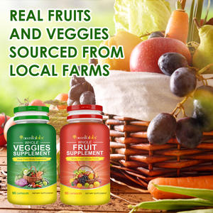 Acentiallabs kapsul buah sayuran 90 kapsul Harian suplemen vitamin makanan serat buah & sayuran kapsul suplemen - Product Image 6