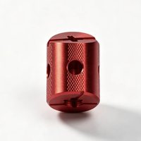 Bouton de réglage CNC pour brocheuse, en alliage d'aluminium 6061, utilisé pour verrouiller le positionnement des instruments et équipements.