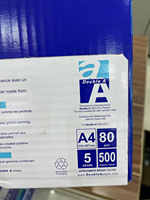 Papier copie QIYIN A4 70g/m² 80g/m² 100% pâte de bois vierge, qualité supérieure similaire à Double-A pour l'impression de bureau