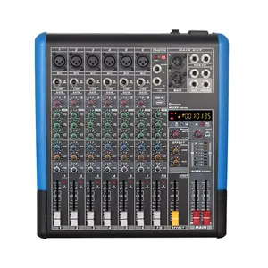 Console de mixage Audio numérique professionnelle Dj 8 canaux, meilleure qualité d'usine, à vendre