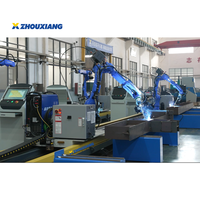 Robot de soudage de structure en acier industriel avec PLC et moteur 380V/220V, garantie 1 an