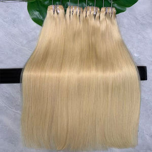 Vente en gros de cheveux humains bruts 100% naturels, couleur 613, cheveux vietnamiens lisses, extensions de cheveux humains, fournisseur de cheveux vietnamiens - Product Image 3