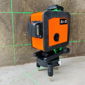 Nivel Láser Rotatorio Recargable de Haz Verde, Autonivelante, 360 Grados Horizontal y Vertical, 16 Líneas 4D para Azulejos y Carpintería - Product Image 1